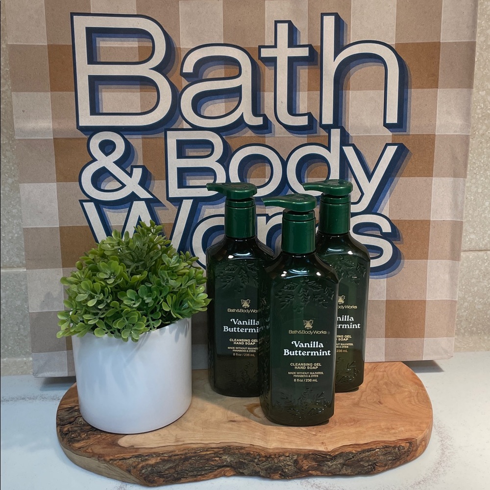 3 Set🎉Bath & Body Works Vanilla Buttermint Hand Soap